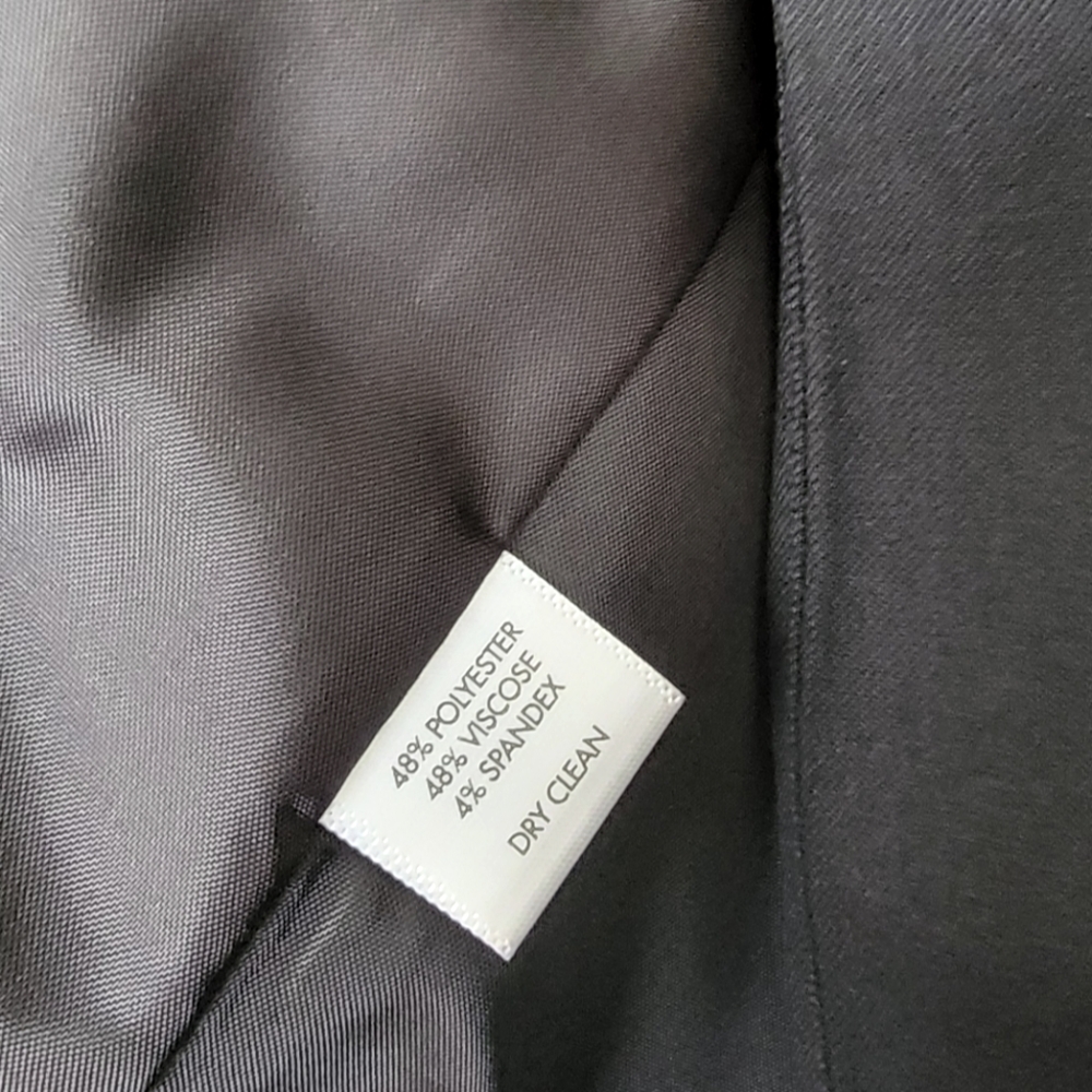 Calvin Klein Classic Black Women's Blazer, Size 8 - Picture 7 of 10